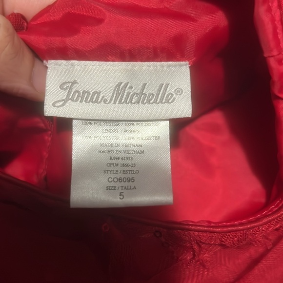 Kids Red Dress - Picture 5 of 5